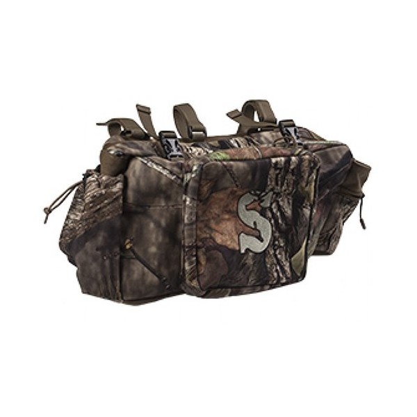 Summit Treestands Summit Deluxe Front Storage Bag | Tree Stand Accessory | Works with Climbing or Ladder Stands, Multi-Color, Medium