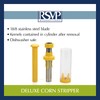 RSVP International Yellow Deluxe Corn Stripper, 10.5" | Quickly Remove