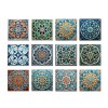 12 Pcs Tile Stickers Self Adhesive PVC+PE Wall Tiles Waterproof