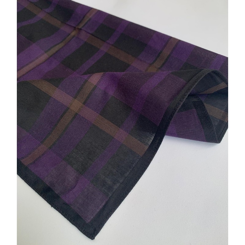 DsHome Men's Handkerchief, Cotton, 3-Piece Set, 17.9 x 16.9 inches