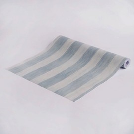 Light Blue Stripes - Vinyl Self-Adhesive Wallpaper Prepasted Wall Stickers Wall Decor (Roll)