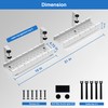 No Drilling Extendable Under Desk Cable Management, Metal Cable Management