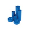Deflecto Tube Style Pen Tidy Blue - Pencil Pots For