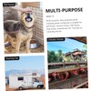 KONTONTY 1 Set Solar Panel Pet House Fan Kit Energy