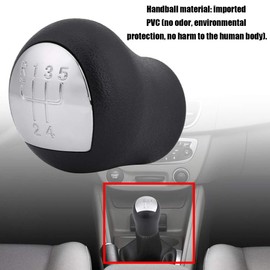 Terisass Gear Knob Car Styling 5-Speed Gear Lever Gear Knob Suitable for Clio-2 Phase Kangoo