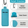 KUKEANVO Chapsticks Holder Keychain for Lipstick, Lip Balm Keychain Holder