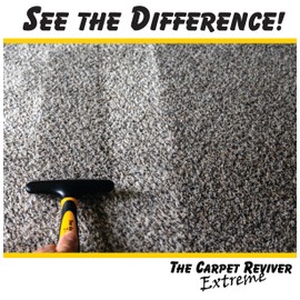 Carpet Reviver Extreme – Dual-Action Brush with Metal Tines – Lifts Carpet Pile & Removes Pet Hair – Restore Rugs, Refresh High-Traffic Areas, Eliminate Embedded Fur – Essential Carpet Grooming Tool