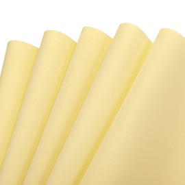 MECCANIXITY Espuma EVA Hojas Amarillo Claro, Espuma para Tapizar 50x40cm Espesor 0,8mm, para Disfraces Artes Proyectos DIY, Paquete de 5