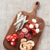 Point-Virgule Walnut Wood Serving Board with Handle, Perfect for Serving