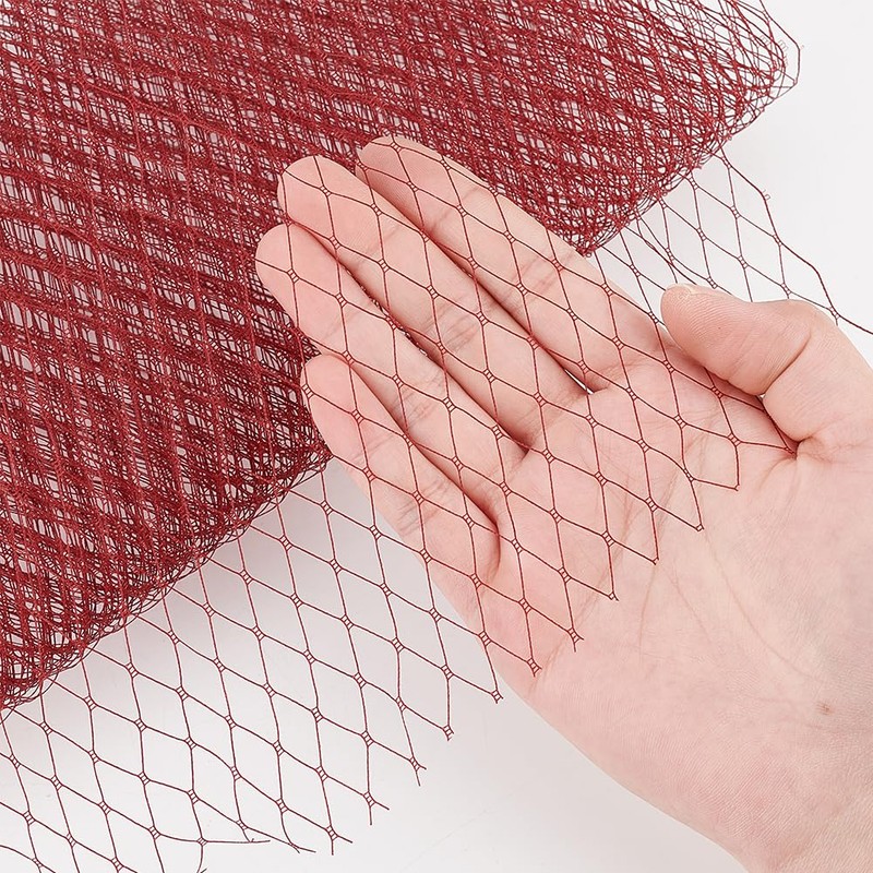 BENECREAT 3.28 Yards Net Mesh Fabric, 10inch Wide Mesh Birdcage