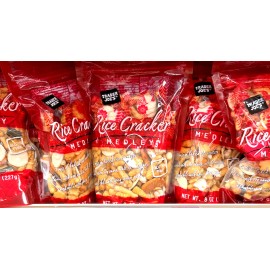 Trader Joe's 3 Pack Trader Joe's Rice Cracker Snack Mix Medley Gluten Free 8 oz Each Bag