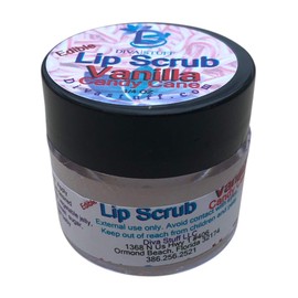 Diva Stuff Ultra Hydrating Lip Scrub for Soft Lips, Gentle Exfoliation, Moisturizer & Conditioner, Vanilla Candy Cane – ¼ oz (Made in the USA)