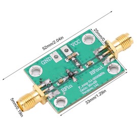 RF Wideband Amplifier, 0.1-2000MHz RF Aerial Amplifier RF Amplifier Module Low Noise High Gain Wideband RF Amplifier 30dB LNA Board Module for Short Wave, FM Radio, Remote Control Receiver
