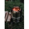 Robens Lumberjack Wood Stove, Silver, 13.5 x 16 cm