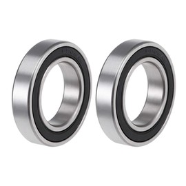 sourcing map 6905-2RS Deep Groove Ball Bearing Z2 25 mm x 42 mm x 9 mm Double Sealed Carbon Steel Pack of 2