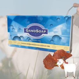 2 x Gano Soap Seife auf Basis von Ganoderma-Pilz und Ziegenmilch | 100 g | reich an Vitaminen