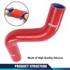 PIT66 Lower Upper Red Radiator Silicone Hose Compatible with 1964