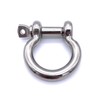 Pack of 5 Curved Shackles Stainless Steel V4A Diameter 6
