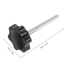 FOMIYES 1set Walker Replacement Knobs Hand Tightening Drive Knob for Rollators and Walkers and Pad for Stability Easy Installation