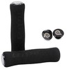 Foam M/H/S Grips + Handlebar Plugs for BROMPTON BLACK