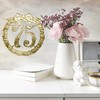Walter Kunze Anniversary Number 75, Diameter 13 cm, Gold, Anniversary