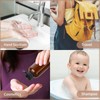 Toureal 100 ml Amber Travel Bottle Set with Flip Cap