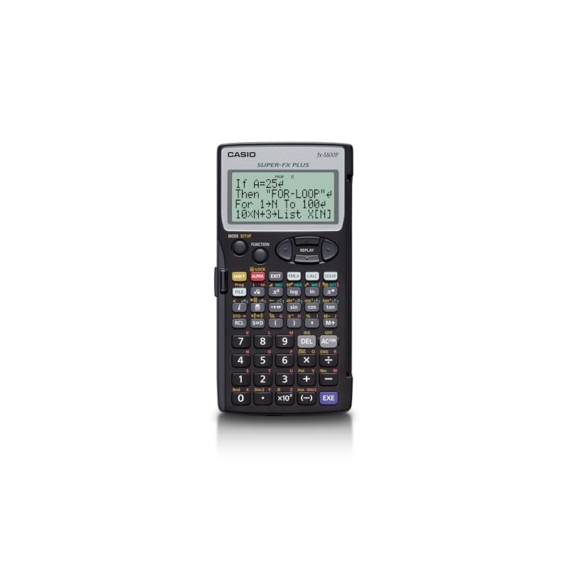 Casio Program Function Calculator 407 Functions fx-5800P-N