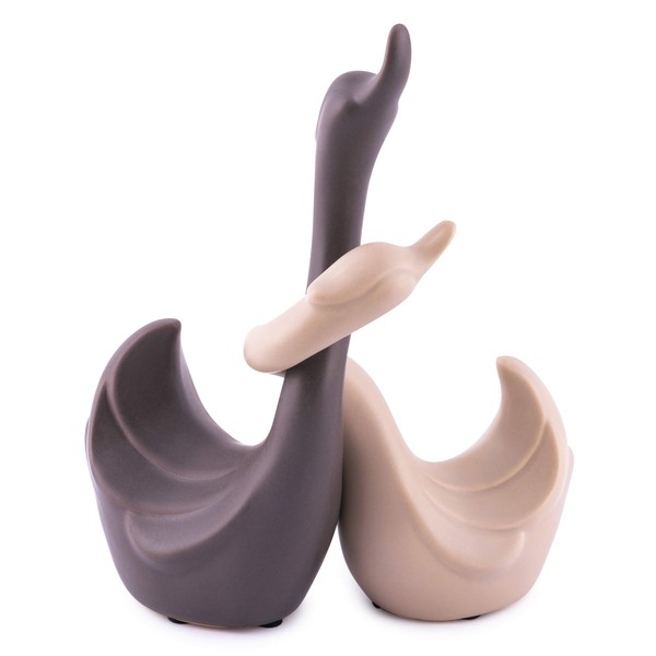 pajoma Swans Set of 2 "Swans in Love" Ceramic L