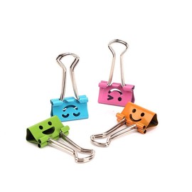Ciieeo Carpeta De 40 Piezas Clip De Carpeta Grande Clip De Carpeta Clip De Cola De Milano Clip De Metal Clips De Carpeta Mini Clips De Papel Clip De Papel Carpeta De Sonrisa