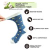 Lavencious Womens Bamboo Dress Socks 5 Pairs for Women Shoe