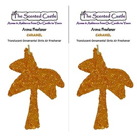 The Scented Castle 2-Pack Palm Tree - Caramel Scented Car Air Freshener