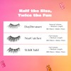Lilly Lashes Self Adhesive Eyelashes (Half Lashes), No Lash Glue