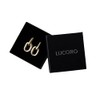 Lucoro 18K Gold-Plated Hoop Earrings for Women - Elegant, Timeless