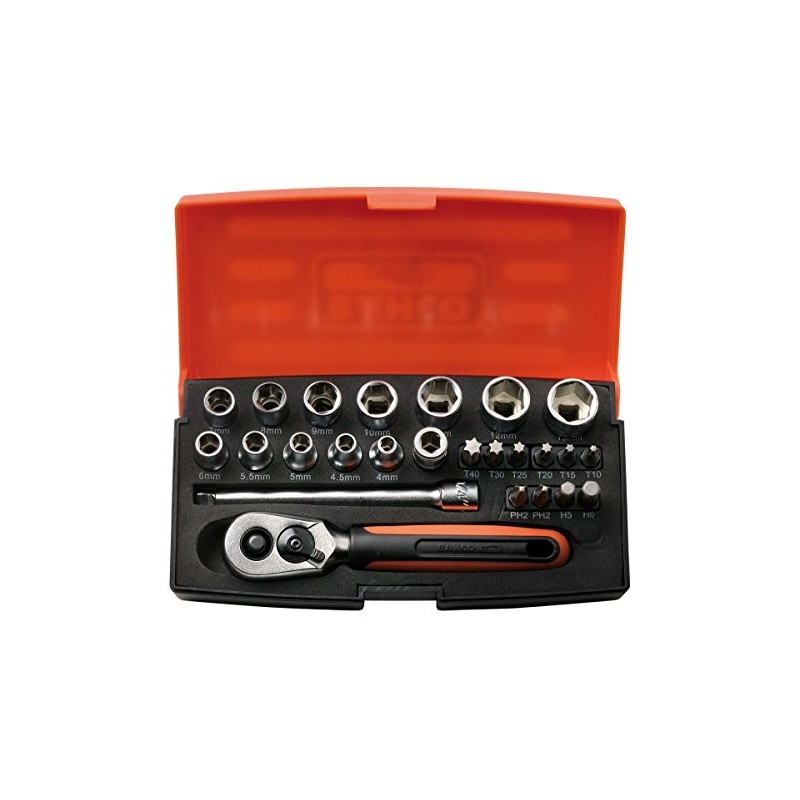 Bahco 1/4" Socket Set - SL25
