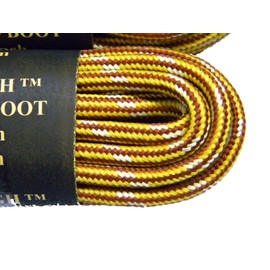 36 Inch (91 cm) Yellow Gold-Brown Kevlar proTOUGH(tm) Reinforced Heavy Duty Boot Laces Shoelaces - (2 Pair Pack)
