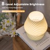 ULAROOM Mushroom Lamp Small Bedside Table Lamp with 3 Temperature