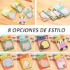 32 Pieces (640 Sheets) Animal Sticky Notes, 8 Styles Mini