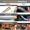 PatioGem 12FT 1/2 inch Natural Gas Hose with Quick Connect