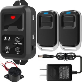 UHPPOTE 2.4GHz WiFi Remote Control Switch Supports External Buzzer Specially Applied to Access Control Lock