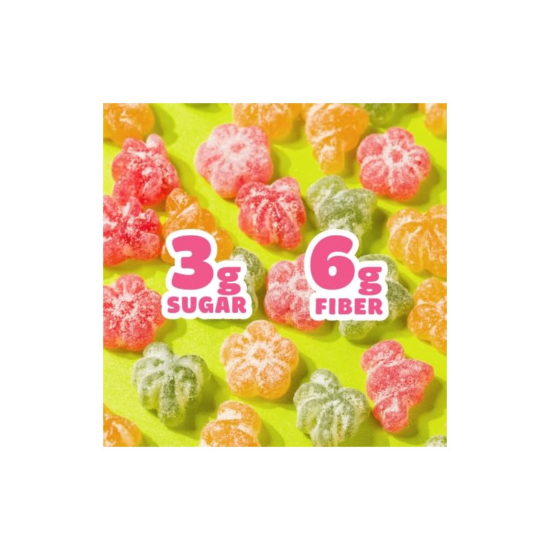 SmartSweets Tropical Sours – Gomitas Ácidas Bajas en Azúcar (3g),