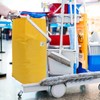 Vaguelly Bolsas para Carrito de Servicio, 2 Piezas Lona Amarilla