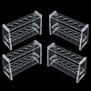 SENENQU 4 Pack Acrylic Test Tube Rack for 16mm Tubes,
