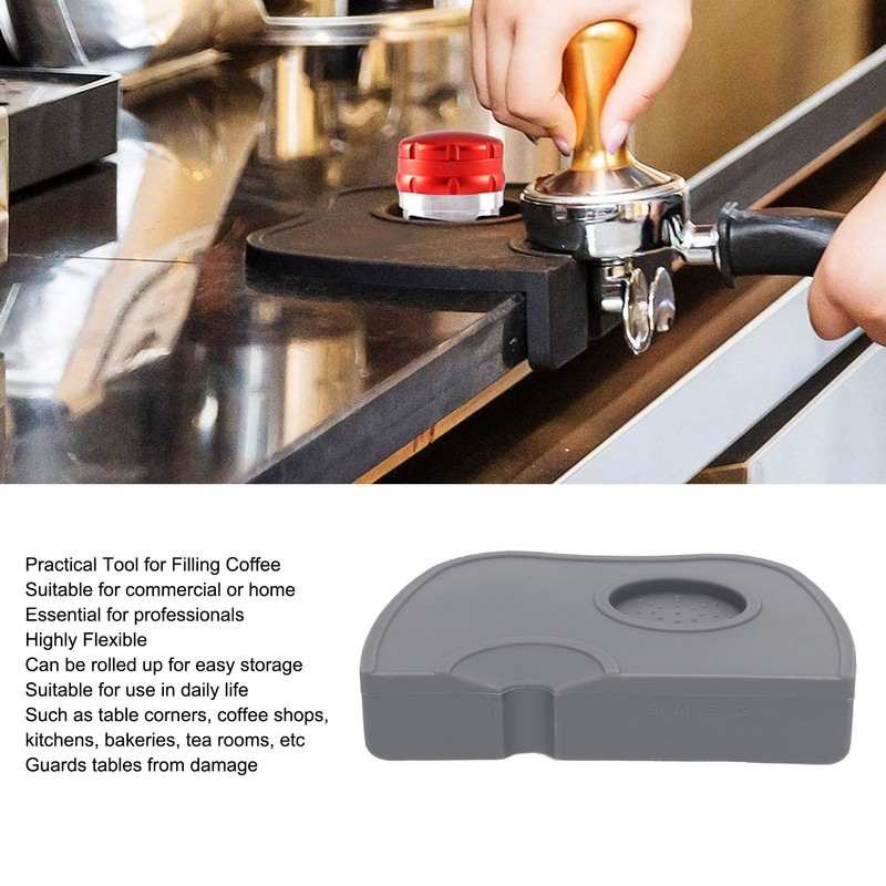 Coffee Tamper Mat Single Hole Prevent Slip Thickened Food Grade