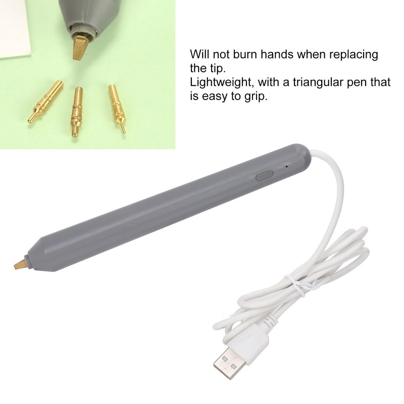 Hot Heated Foil Pens Set, Hot Foil Pen USB Heat,