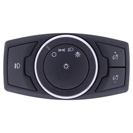 MOTOKU Dashboard Automatic Headlight Fog Light Dimmer Switch Assembly for Ford Mustang Fusion 2013-2020 Foglight Lamp Auto Headlamp