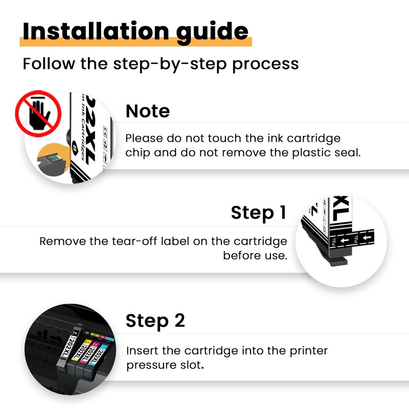 Torvon Remanufactured Ink Cartridge Replacement for Epson 202XL 202 202