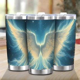 Versatile Collection Series 20oz Double Silver Side Stainless Steel Drinkwarecapacity: 20oz, color: White