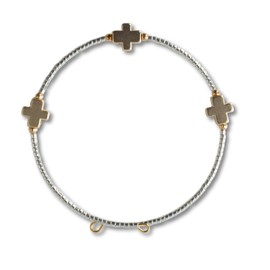 Lenny & Eva Faithful Bangles (Silver)