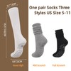 ZANZER Grip Pilates Socks for Women, Yoga Slouch Socks with
