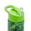 Smash Water Bottle 450ml - Green Dinosaur Design